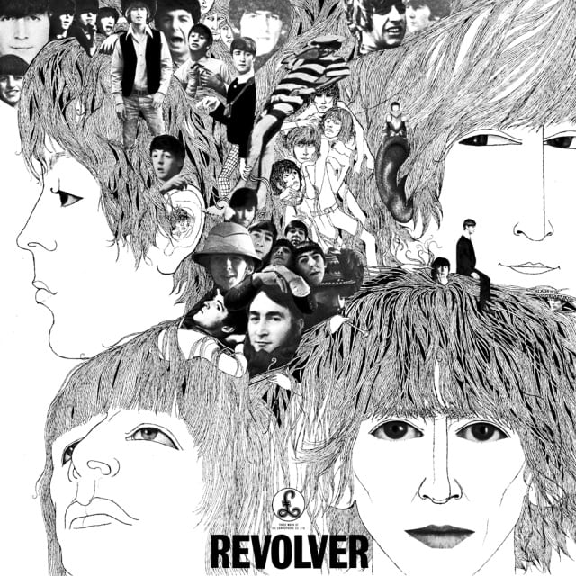 Portada de Revolver de The Beatles.