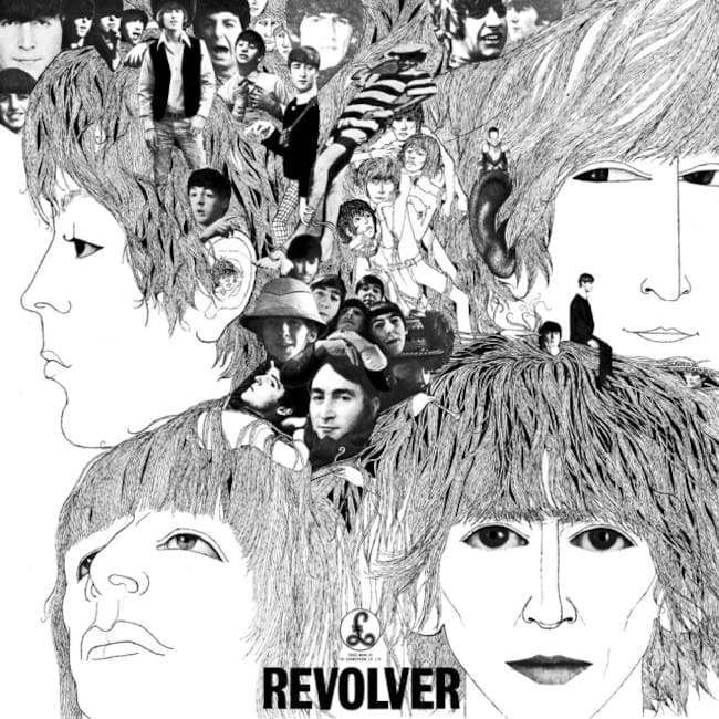 Portada de Revolver de The Beatles.