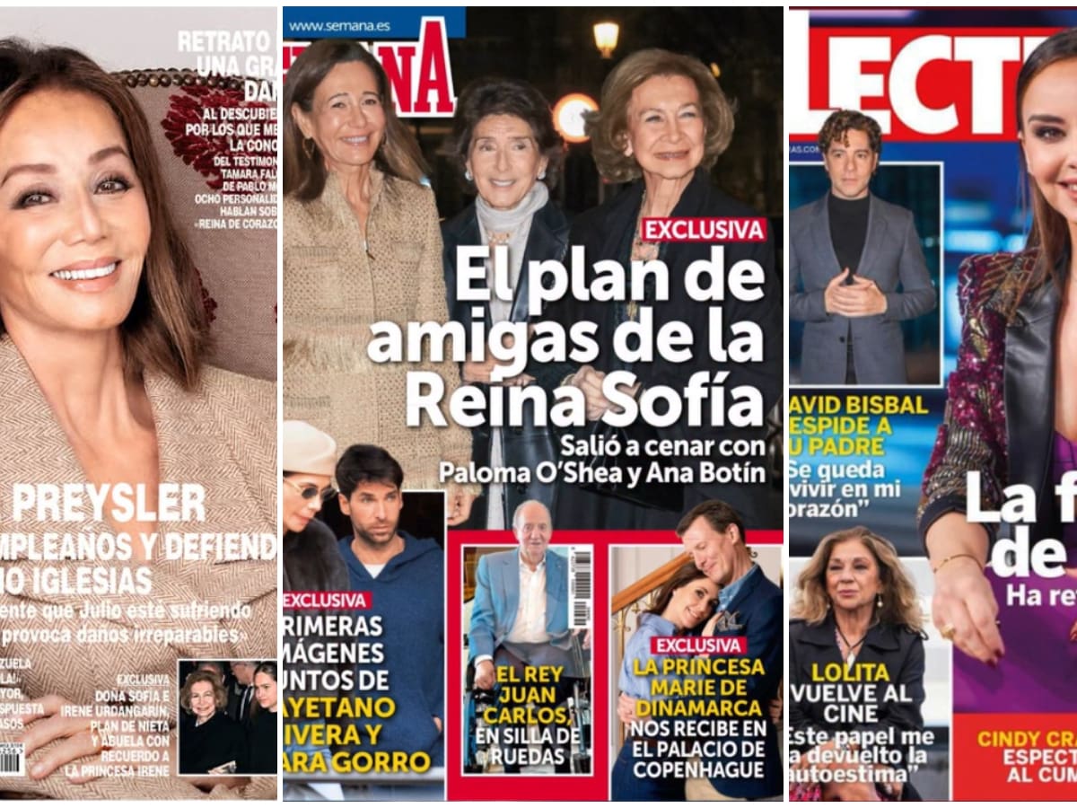 Las portadas de las revistas del corazón de hoy, 18 de febrero: Isabel Preysler defiende a Julio Iglesias y el antiguo amor de Chenoa