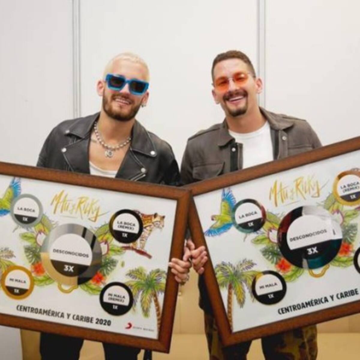 Fonseca, Mau y Ricky y Manuel Turizo recibieron certificaciones por sus éxitos