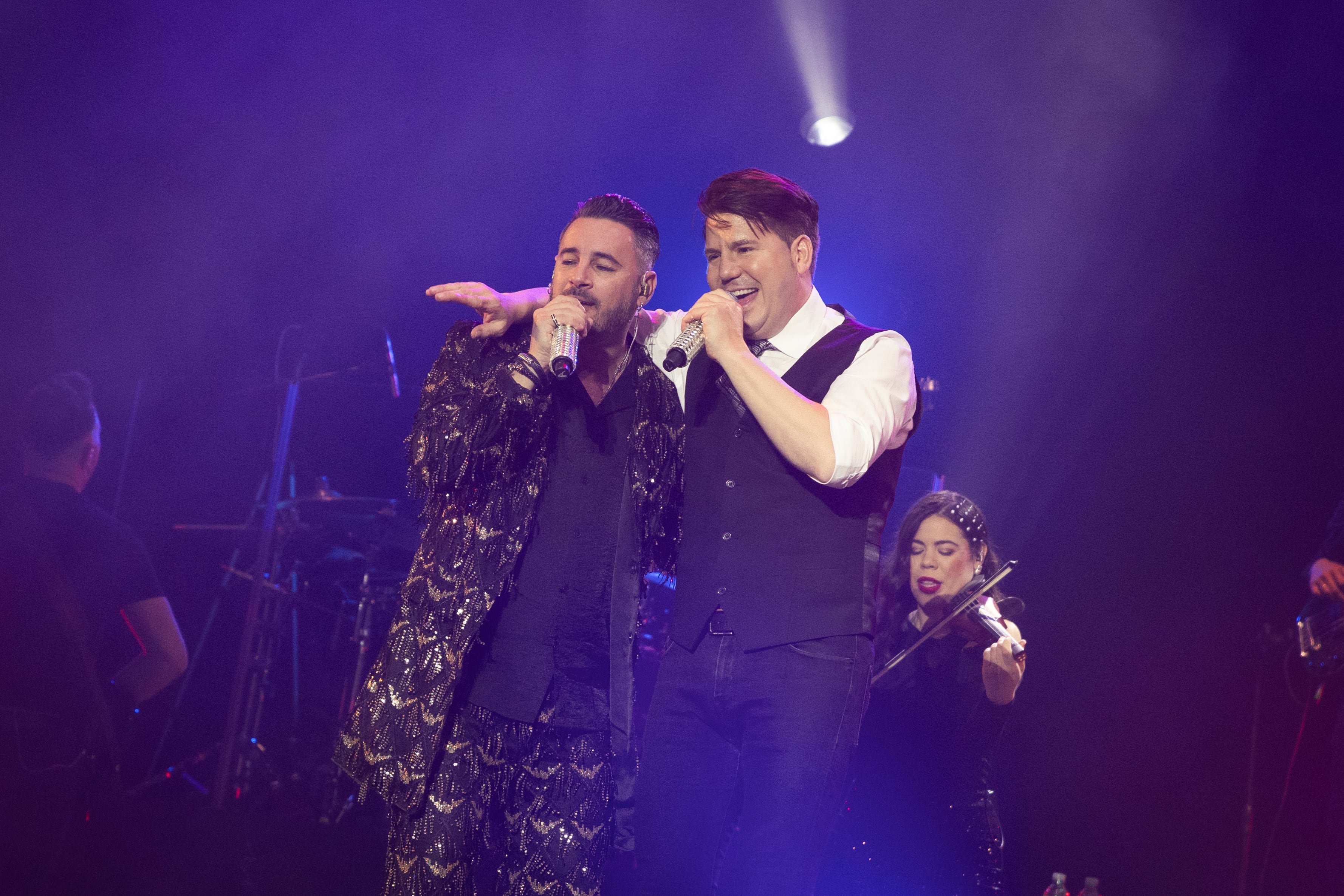 Andy y Lucas en concierto en el WiZink Center de Madrid. (Photo by Aldara Zarraoa/Redferns)