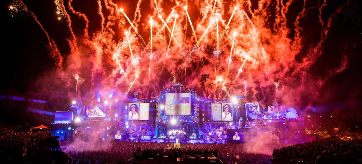 Actuación de DJ Tïesto en Tomorrowland 2019