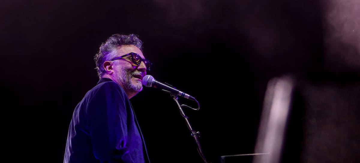 Fito Páez actuando en Madrid