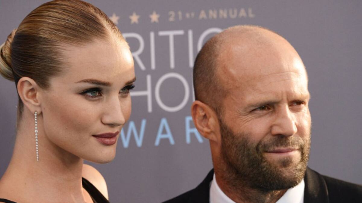 Rosie Huntington y Jason Statham esperan su primer hijo