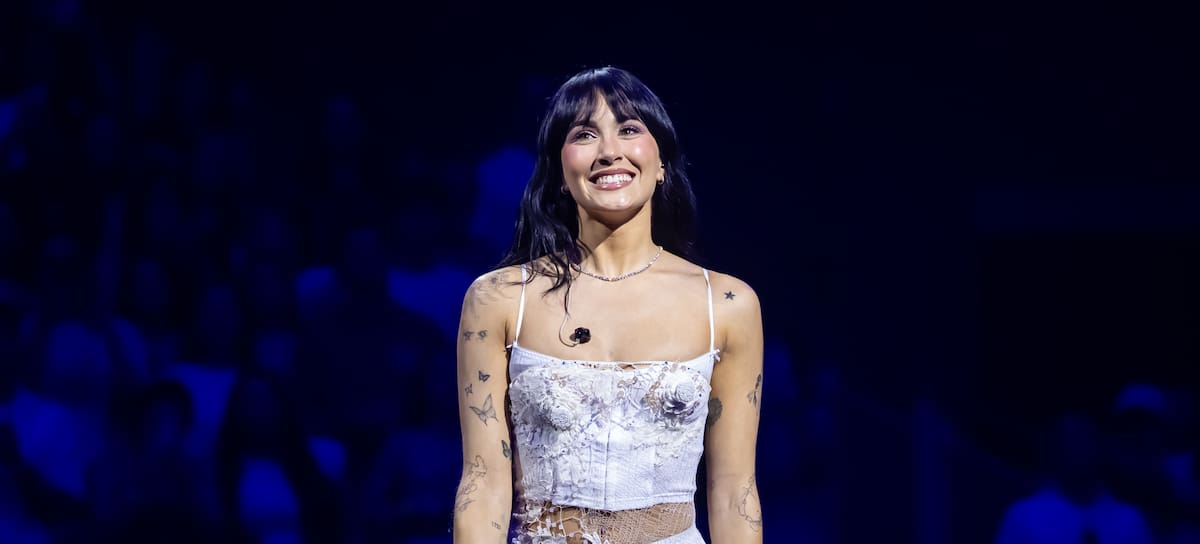 Aitana, en la listening party de 'Cuarto Azul' 2025.