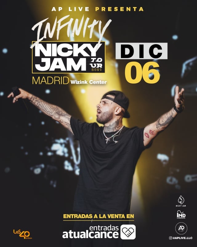 Nicky Jam, en Madrid. Un directo recomendado por LOS40 Urban.