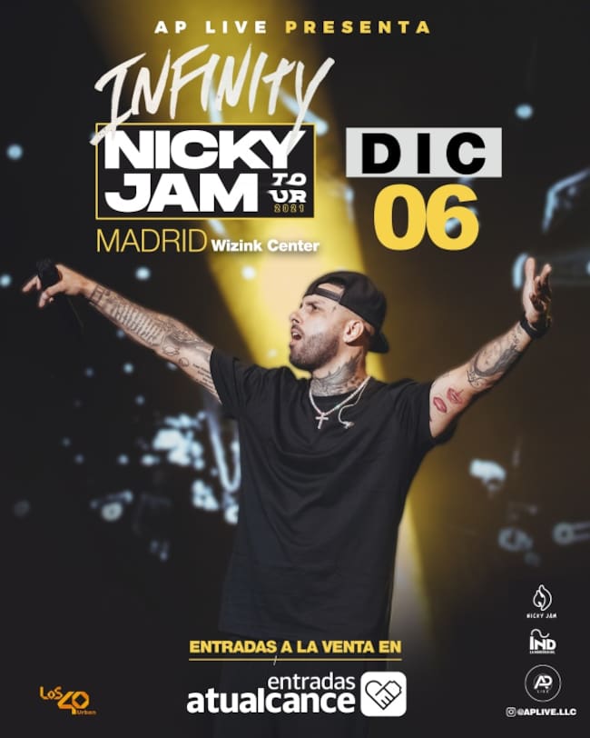 Nicky Jam, en Madrid. Un directo recomendado por LOS40 Urban.
