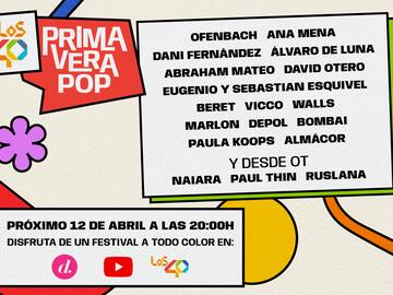 LOS40 Primavera Pop Madrid 2024, en directo: todos los artistas y actuaciones del festival pop