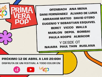 LOS40 Primavera Pop 2024, en directo: todos los artistas y actuaciones del festival pop de Madrid