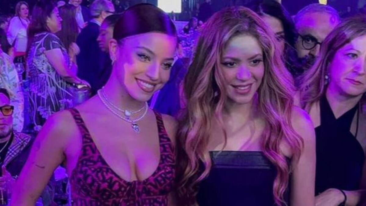 El cálido encuentro entre Shakira y Emilia