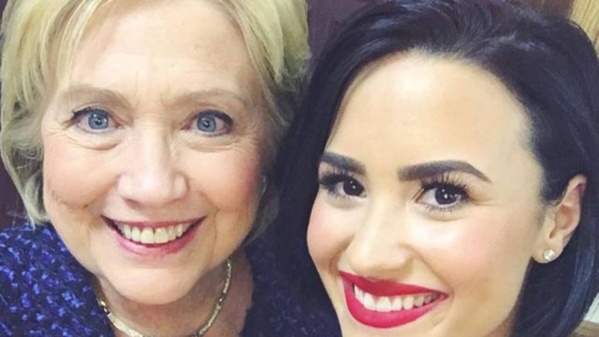 Con estas fotos los famosos apoyan a Hillary Clinton
