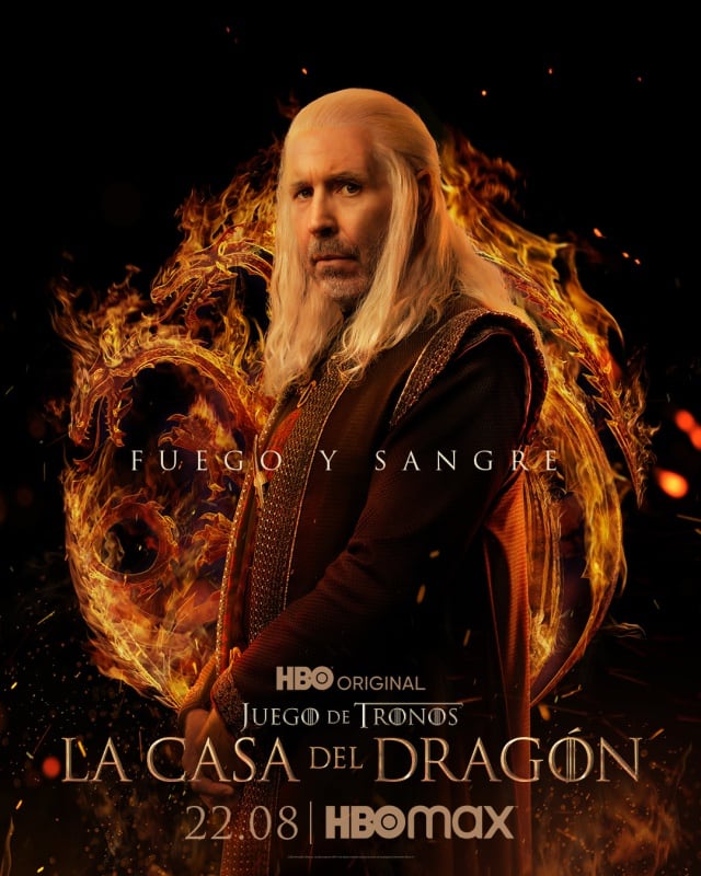 Paddy Considine interpreta al Rey Viserys Targaryen