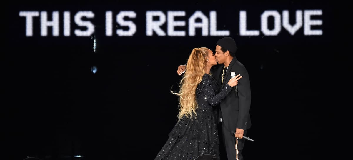 Beyoncé y Jay-Z durante la gira 'On the Run II' en el Hampden Park, el 9 de junio de 2018, en Glasgow, Escocia.