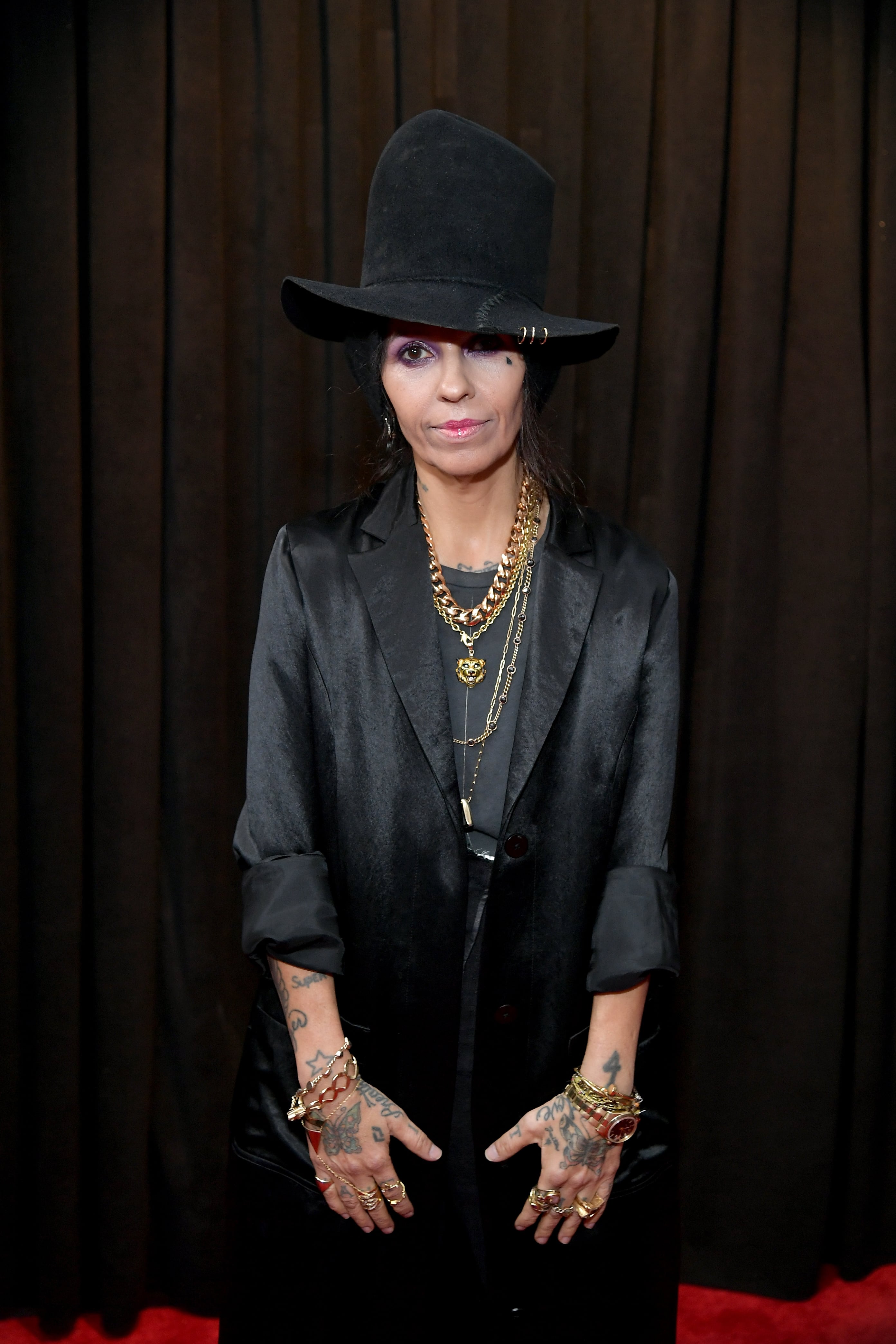 Linda Perry, fotograiada en los Grammy en 2019.