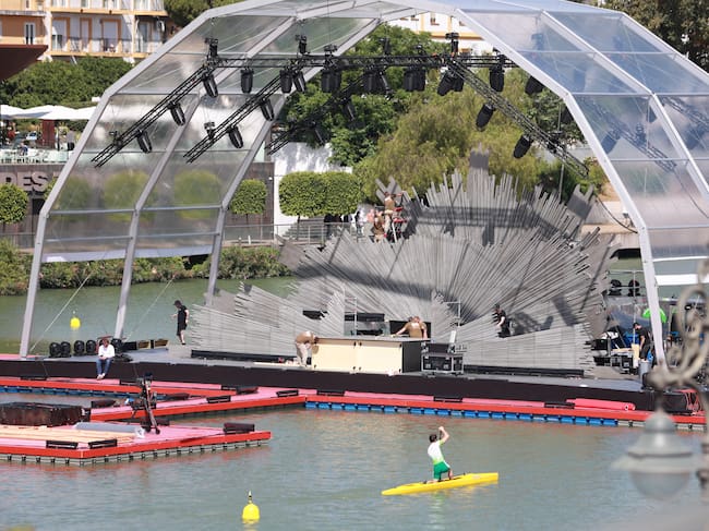 El escenario de Rosalía en Sevilla