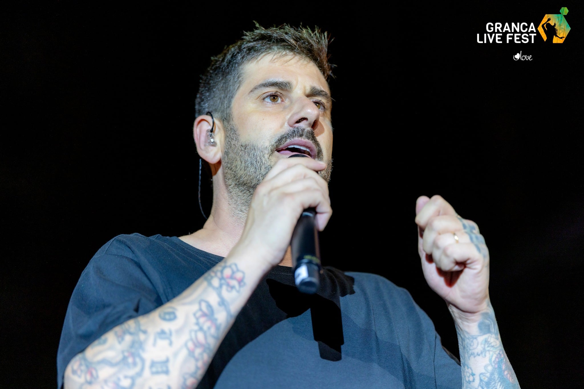 Melendi, durante su show en el GranCa Live Fest 2024. Cedida por  ilovetheworld