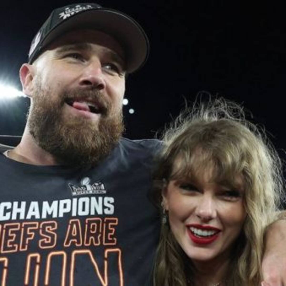 El romántico festejo de Taylor Swift y Travis Kelce luego de la victoria de los Chiefs