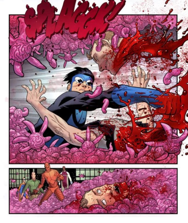 Invencible no repara en violencia.