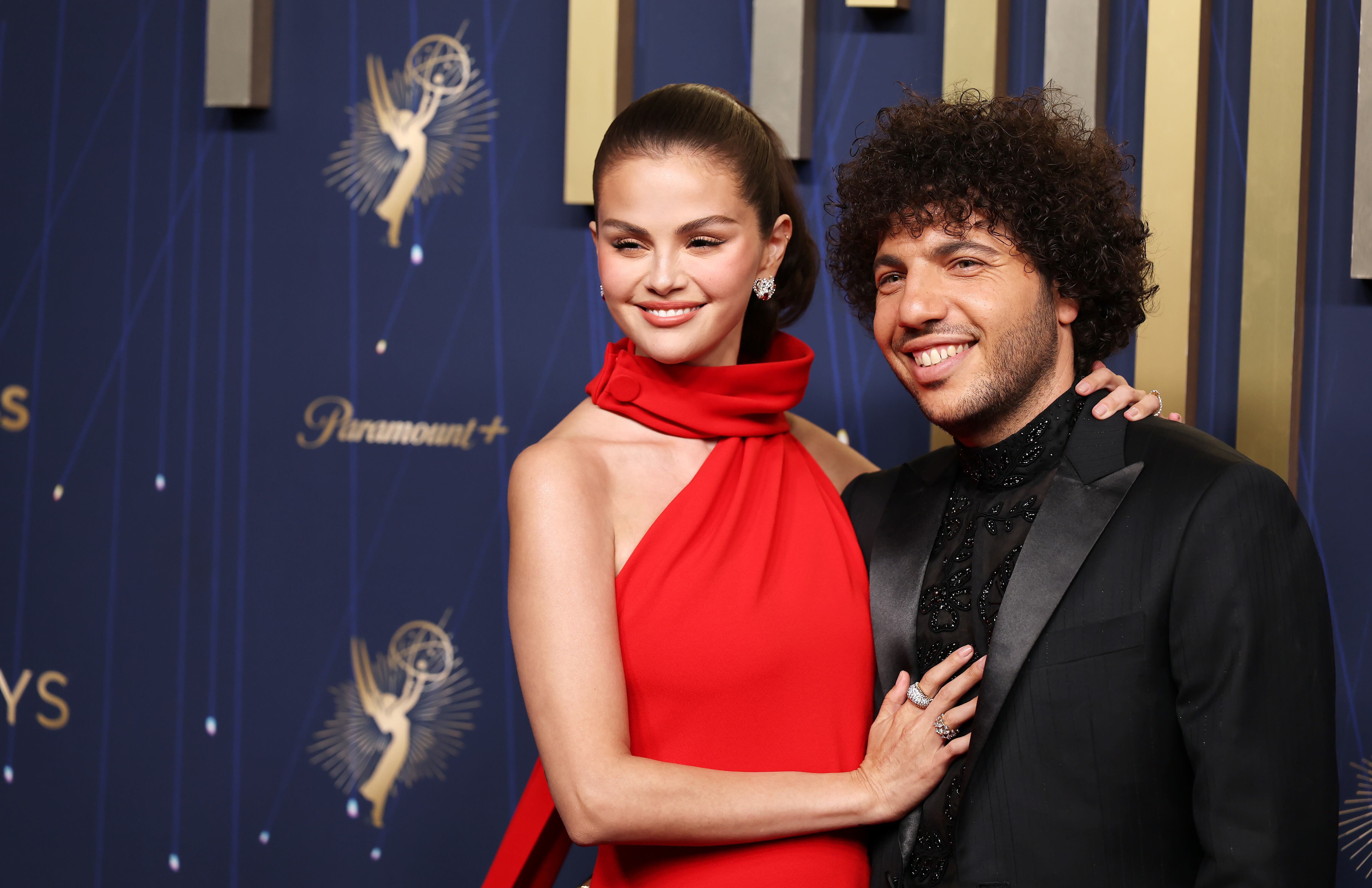 Selena Gomez y Benny Blanco en los Premios Emmy