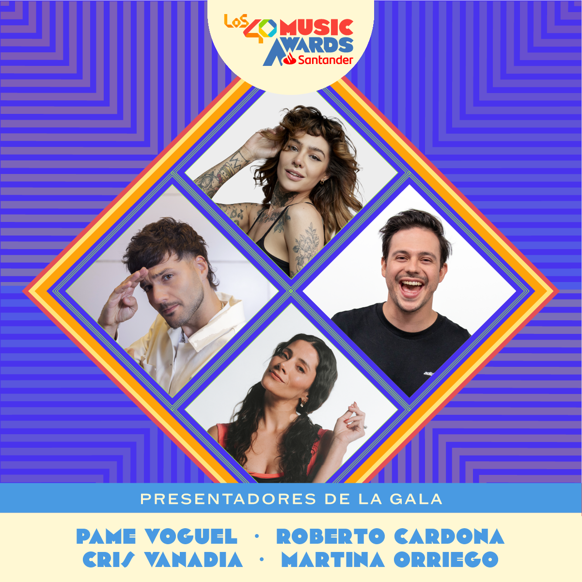 Presentadores LATAM – LOS40 Music Awards 2023