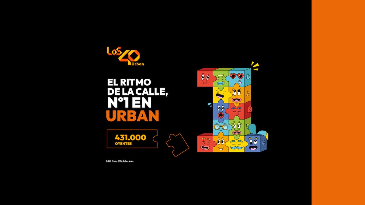 LOS40 Urban bate su récord histórico y crece más que nunca con 431.000 oyentes diarios