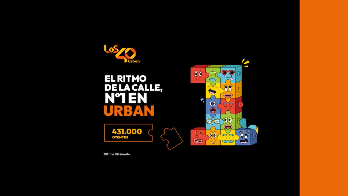 LOS40 Urban bate su récord histórico y crece más que nunca con 431.000 oyentes diarios