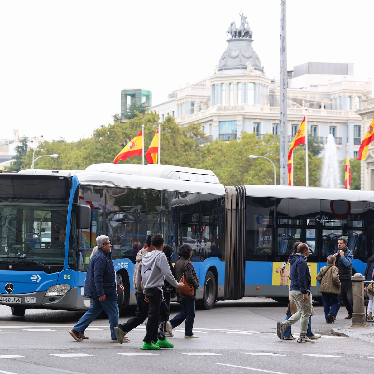 Autobuses gratis de la EMT en Madrid por la visita del Papa: días, horarios y líneas