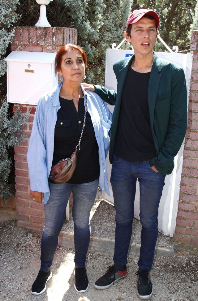 Camilo Blanes y su madre, Lourdes Ornelas, fotografiados en septiembre de 2019 en Madrid.