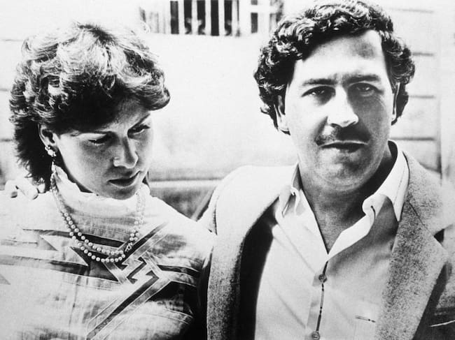 Pablo Escobar y su esposa, Maria Victoria en una imagen de 1983.