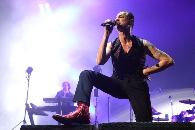 Dave Gahan, de Depeche Mode, en un concierto en 2018.