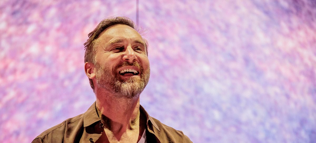 David Guetta, durante una sesión en Milán en 2026
