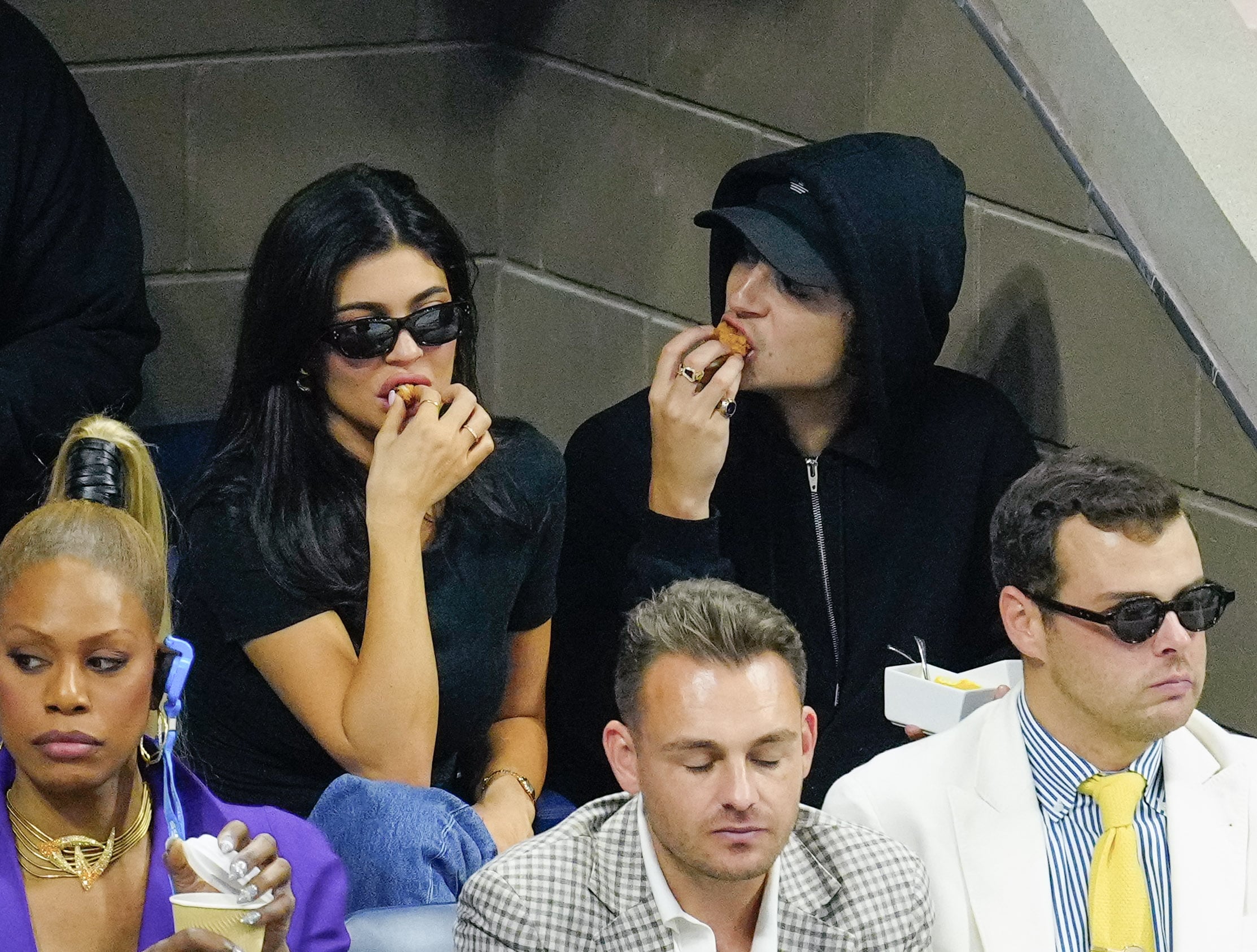 Kylie Jenner y Timothée Chalamet el US Open 2023