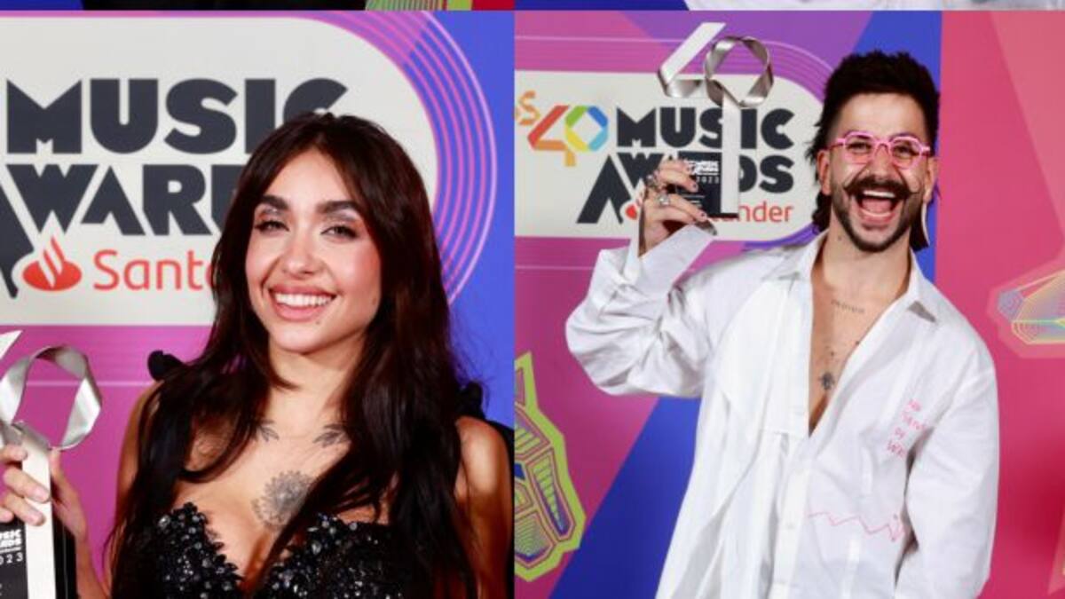 ¡Estos son los artistas ganadores de LOS40 Music Awards Santander 2023!