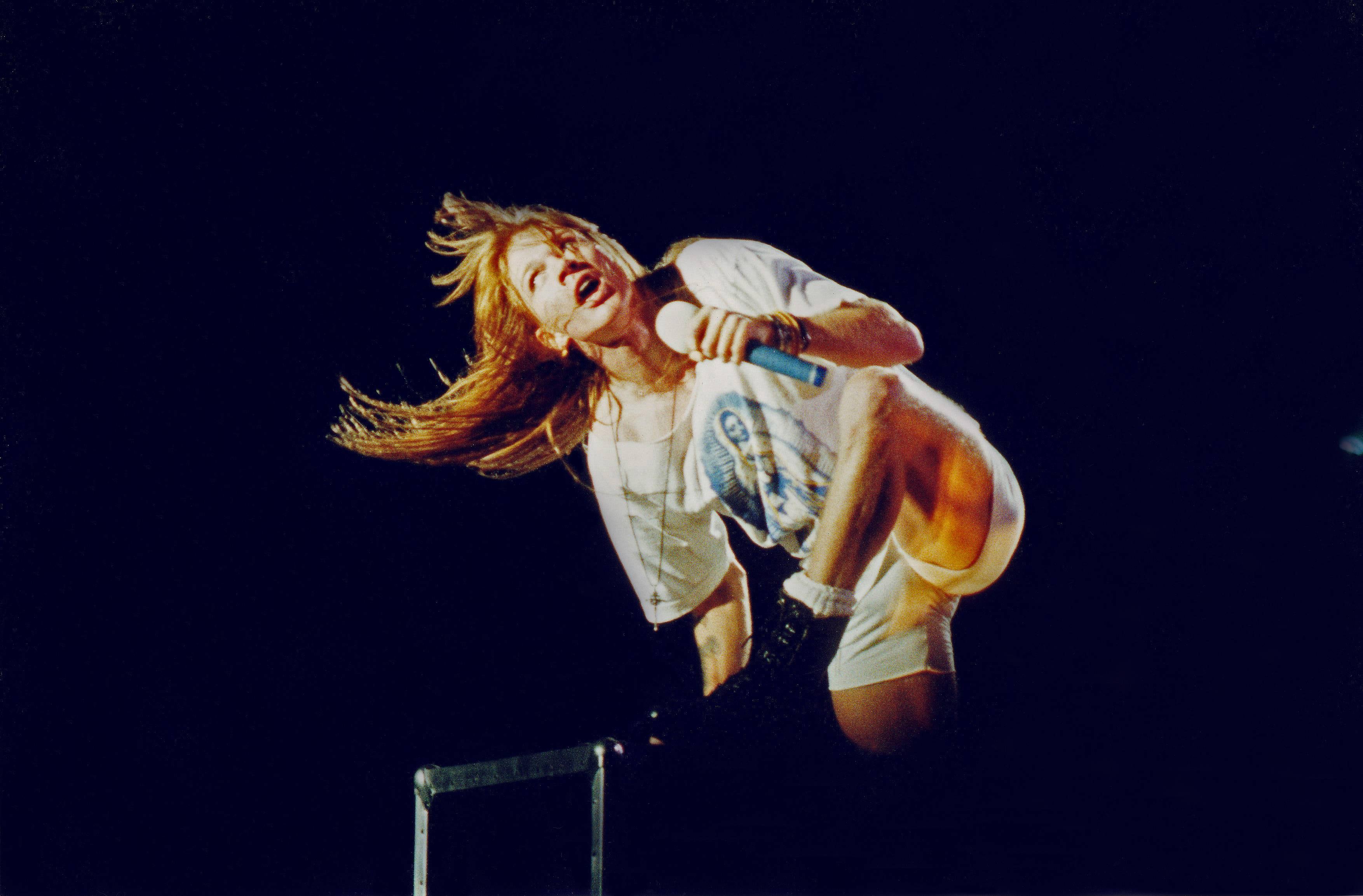 Axl Rose en Londres en 1991