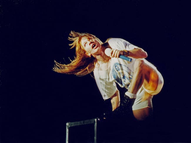 Axl Rose en Londres en 1991