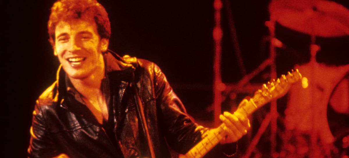 Bruce Springsteen durante un concierto en San Francisco junto a la E Street Band, el 15 de diciembre de 1978.