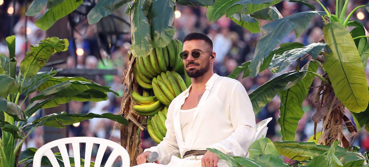 Ricky Martin en la Super Bowl de Bad Bunny, febrero de 2026.