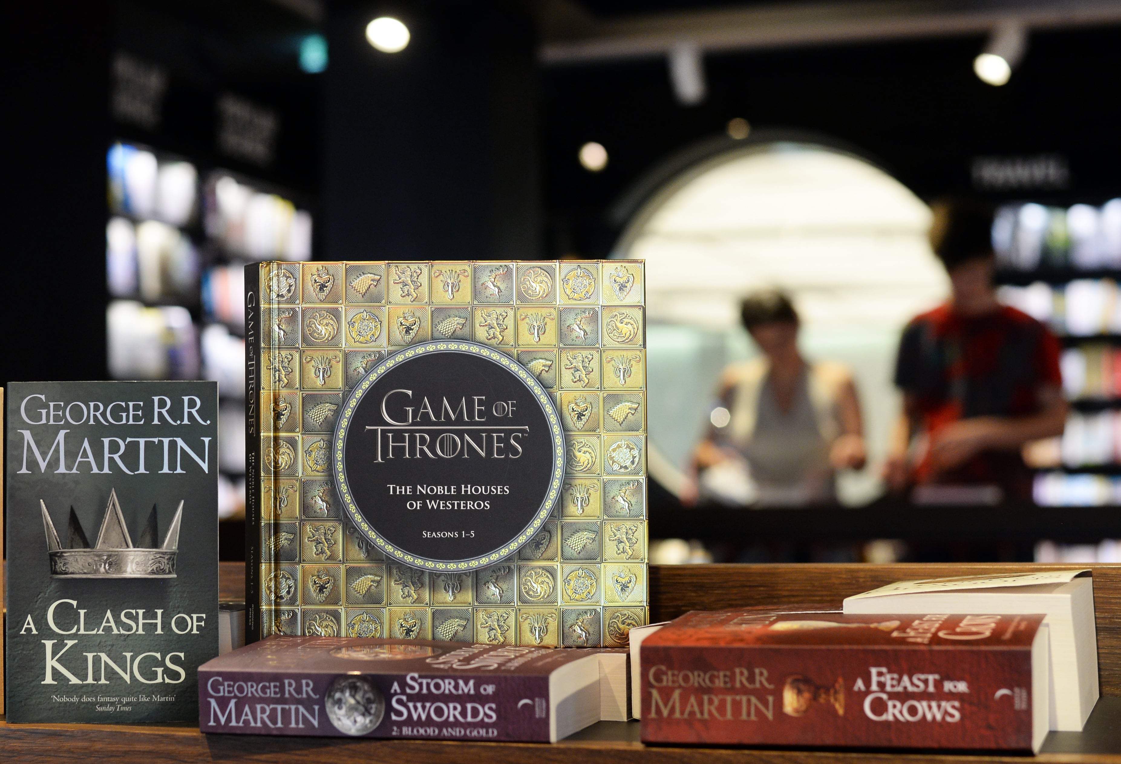 Una selección de los libros del universo de Juego de Tronos