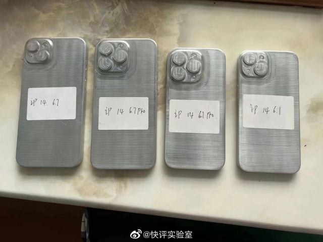 Moldes de los nuevos iPhone 14