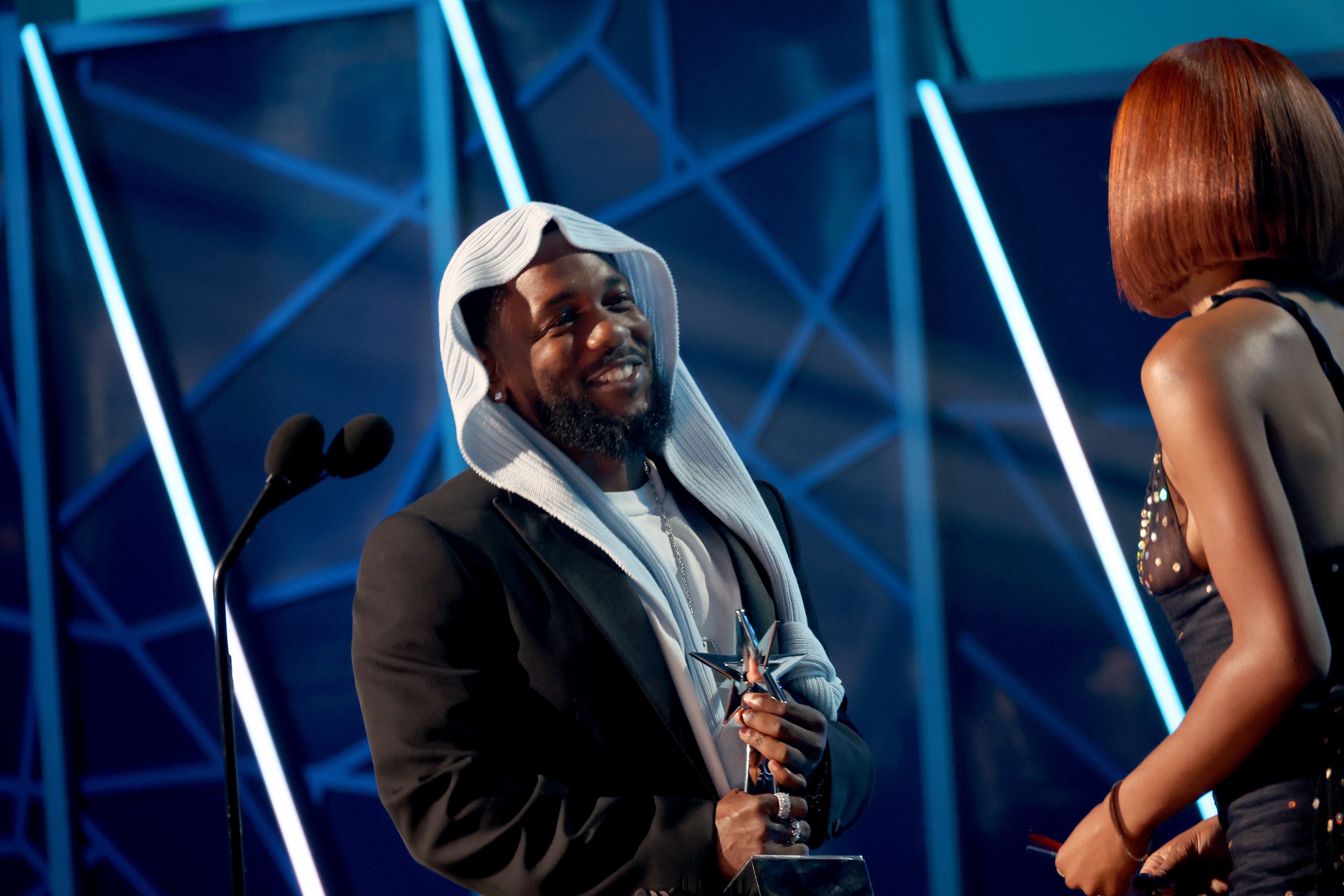 Kendrick Lamar en los BET Awards de 2025