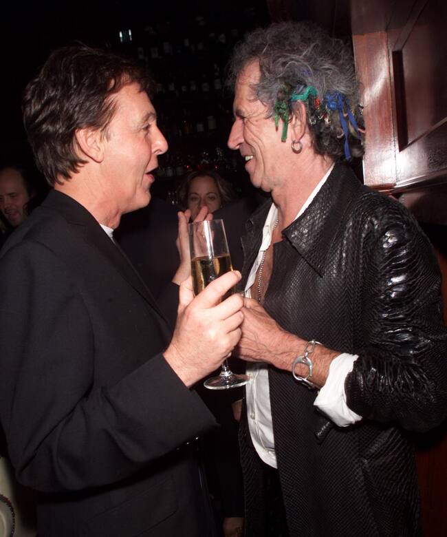 Keith Richards y Paul McCartney se conocen desde hace más de 60 años.