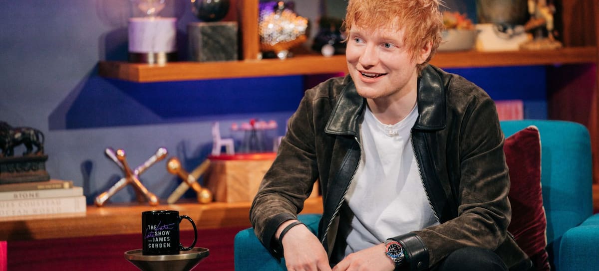 Ed Sheeran, en Late Late Show de la CBS en 2021
