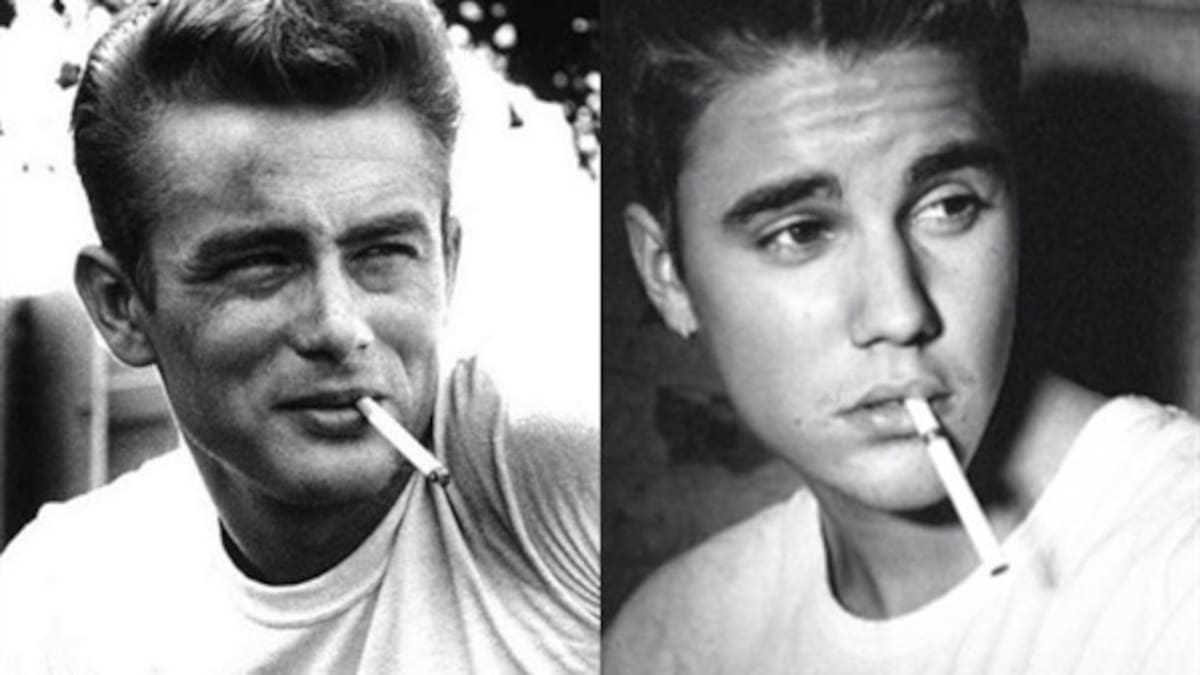 Justin Bieber a lo James Dean