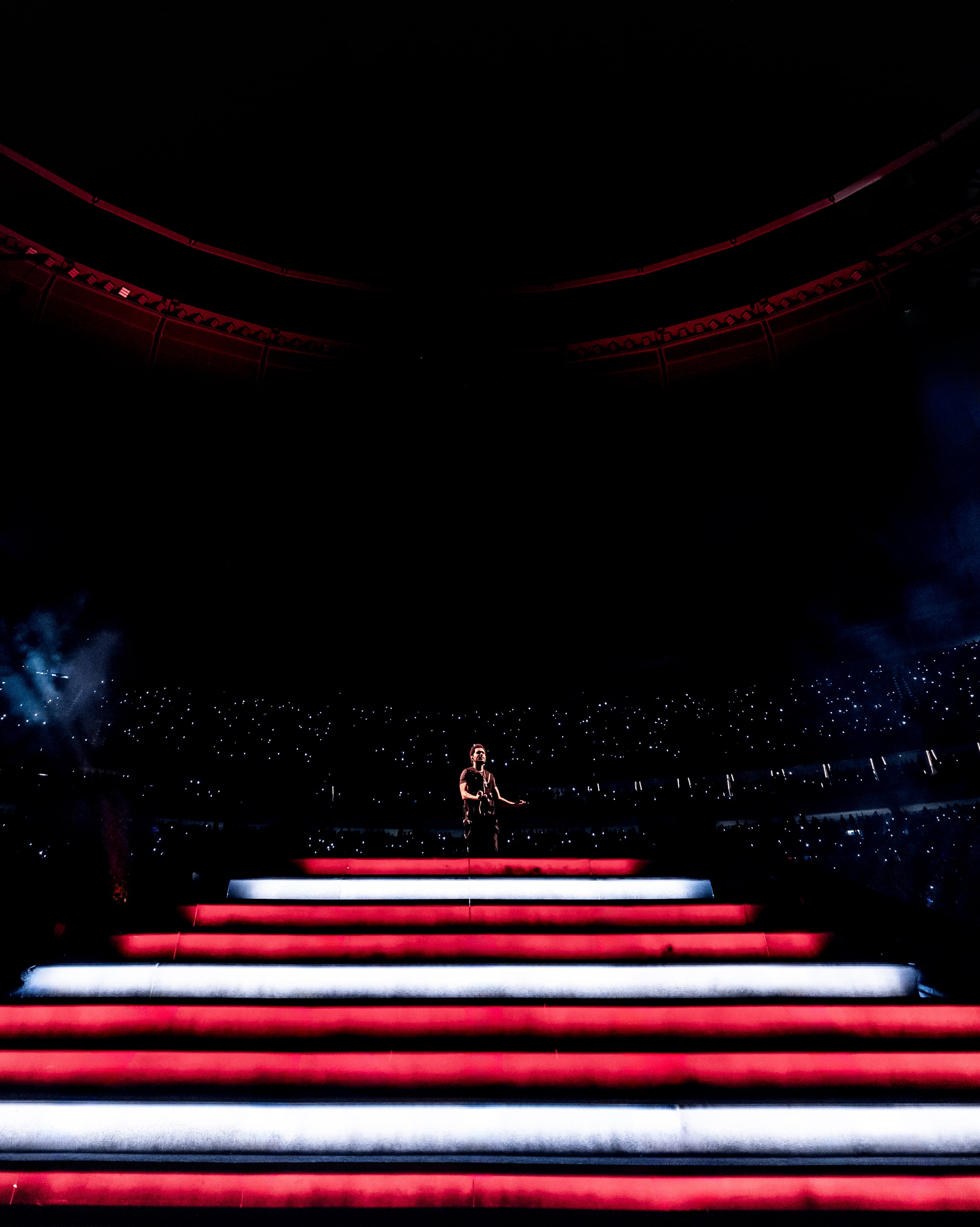 El escenario del 'After Hours Til Dawn Tour'. /Sebastien Nagy