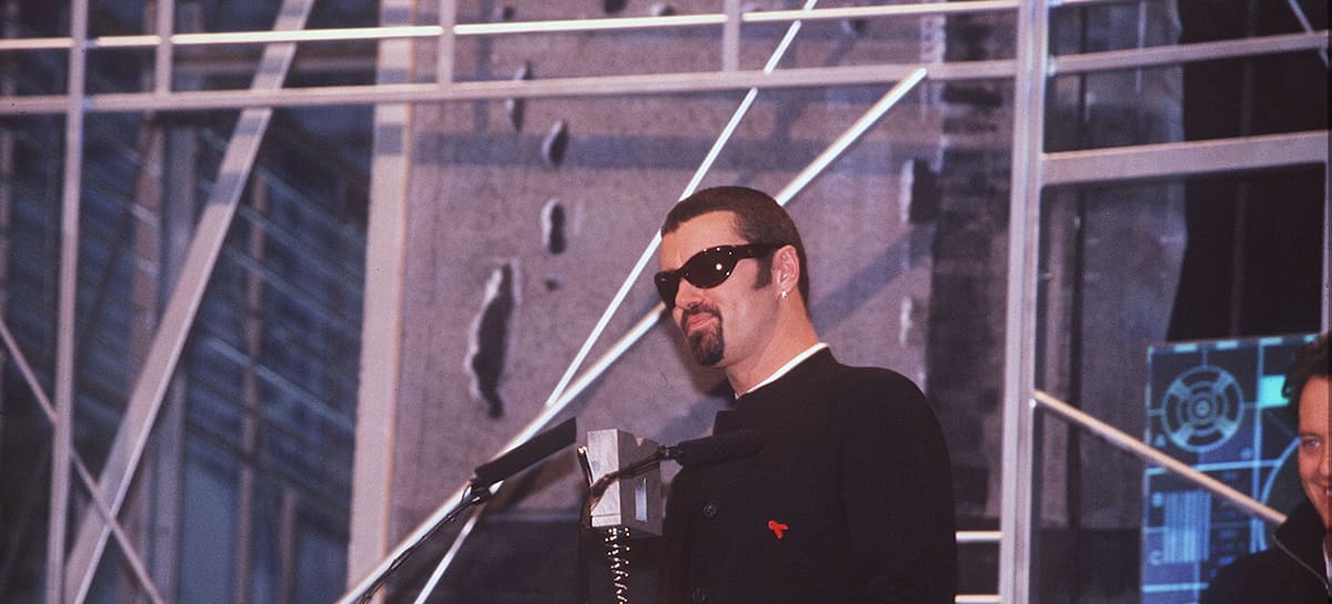 George Michael en los MTV Europe Music Awards, en 1996.