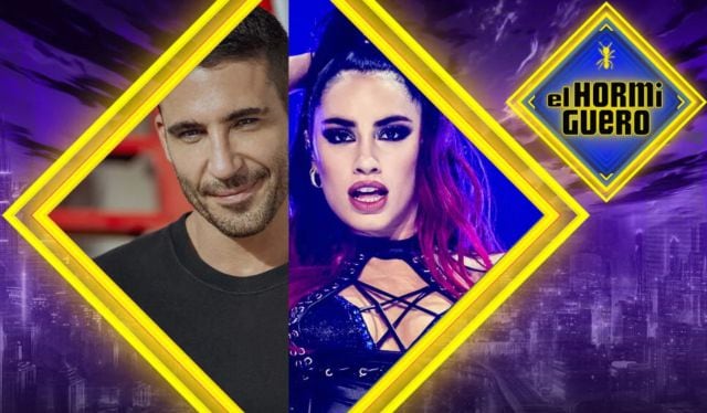 Miguel Ángel Silvestre y Lali en &#039;El Hormiguero&#039;.