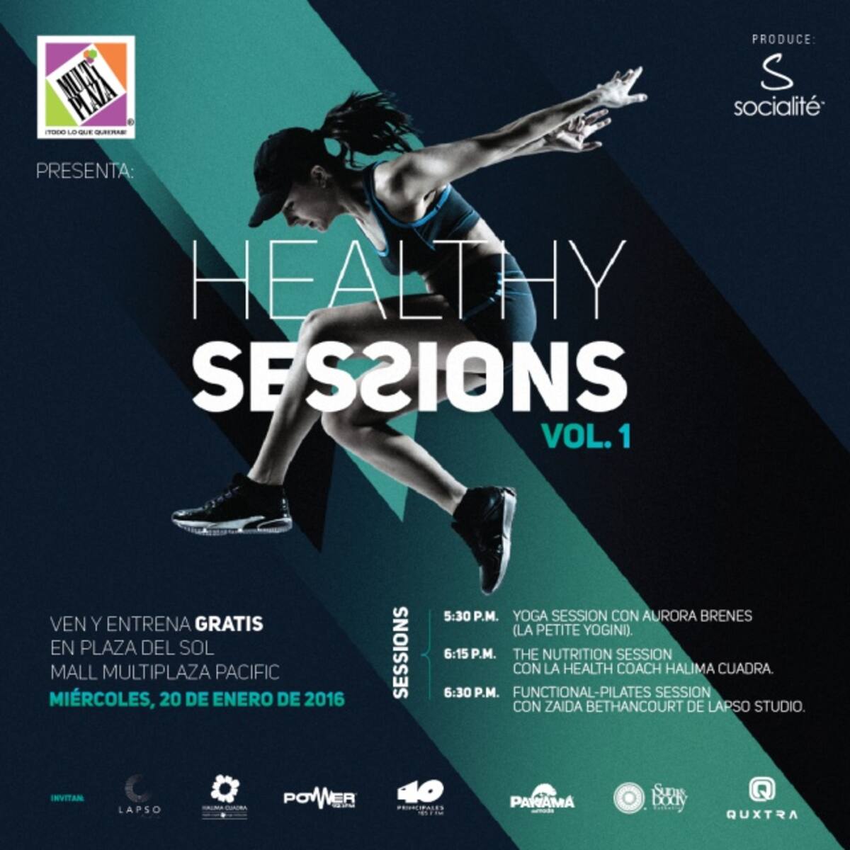 Healthy Sessions: Lo nuevo del fitness en Multiplaza