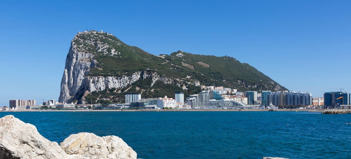 Vista del Peñón de Gibraltar, de soberanía británica.