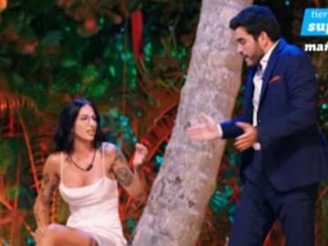 Hubo un momento tenso que no vimos en la hoguera final de Naomi y Adrián en ‘La isla de las tentaciones’