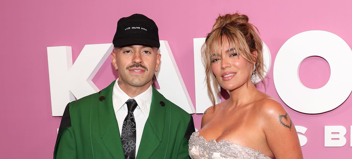 Feid y Karol G en la premiere del documental "Karol G: Mañana fue bonito", en New York, 6 de mayo de 2025 (Photo by Manoli Figetakis/WireImage)